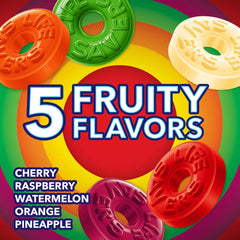 Life Savers close-up of individually wrapped pieces highlighting freshness and convenience