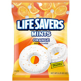 Life Savers front box showing orange mints and 12-pack convenience