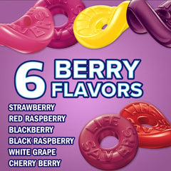 Life Savers scattered gummies displaying mixed flavors for easy sharing benefit