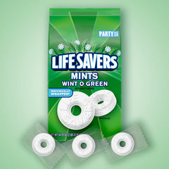 Life Savers individually wrapped mints ready to hand out for hygiene and convenience