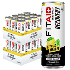 LIFEAID FITAID front can showing Citrus Medley flavor and zero sugar benefit
