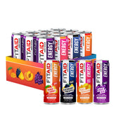 LIFEAID FITAID Energy Zero front packaging showing variety pack convenience