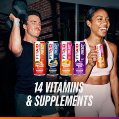 LIFEAID shot of the FITAID Energy Zero nutrition and ingredient label for transparency