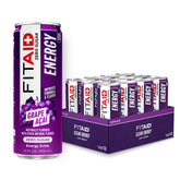 LIFEAID FITAID front can view showing grape acai flavor and zero sugar benefit
