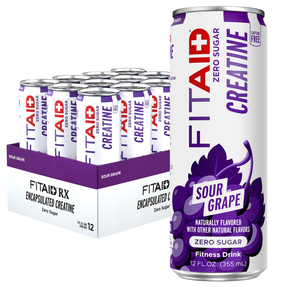LIFEAID front can showing Sour Grape flavor and recovery benefits