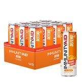 LIFEAID ImmunityAid front can showing Orange Boost flavor and low calories benefit