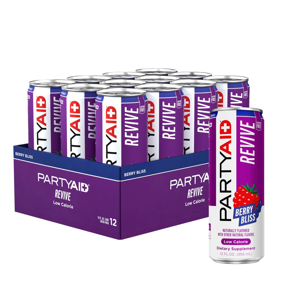 LIFEAID PARTYAID Berry front can showing branding and flavor for quick recognition and refreshment