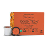 Lifeboost front packaging showing decaf cognition pods and benefits
