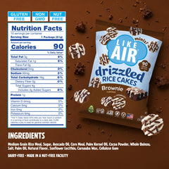 Like Air single-serve bag open to show portable, portion-controlled snack