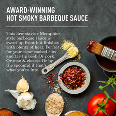 Lillie's Q sauce being poured over ribs creating sticky caramelized finish