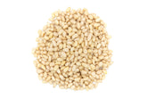 Lilly's Family Foods front packaging showing 1 lb bag and buttery pine nuts benefit