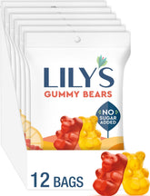 LILY'S front packaging showing twelve 1.8 oz bags and brand clarity for quick choice