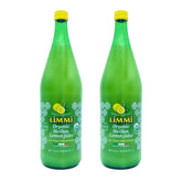 Limmi front bottle view showing organic lemon juice and premium glass packaging benefit