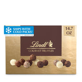 Lindt front packaging showing elegant gift-ready box and branding