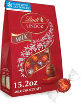 Lindt LINDOR front packaging showing bag and brand for clear identification