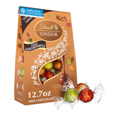 Lindt LINDOR front packaging showing assorted fall truffles for gifting
