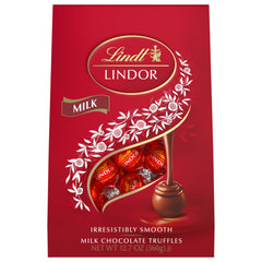 Lindt LINDOR individually wrapped truffle illustrating portion control and freshness