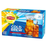 Lipton front packaging showing gallon tea bags and benefits