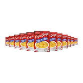 Lipton Cup-A-Soup front packaging showing 12 envelopes and serving suggestion benefit quick servings