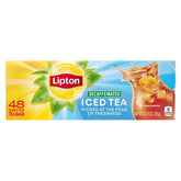Lipton decaf family pack front showing brand and count, clear shelf appeal and convenience
