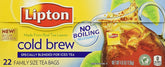 Lipton family pack front showing two 22-count boxes and labeling benefit