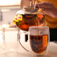 Lipton organic loose-leaf close-up showing leaf texture and natural sourcing quality