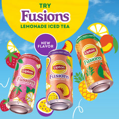 Lipton can in outdoor picnic setting demonstrating refreshment on the go