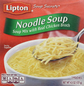 Lipton carton front packaging showing product name and pack benefits