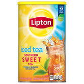 Lipton front packaging showing label and 28 quart yield benefit