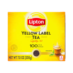 Lipton Yellow Label front packaging showing brand and premium 200g benefit