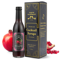 Liquid Alchemist bottle front label showing clean ingredient benefits