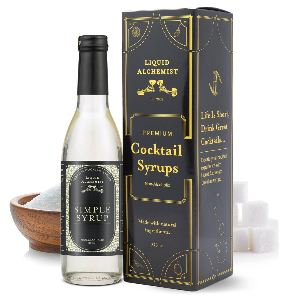 Liquid Alchemist front packaging showing bottle and clean ingredients benefit