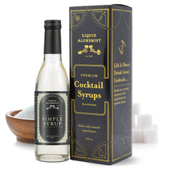 Liquid Alchemist front packaging showing bottle and clean ingredients benefit