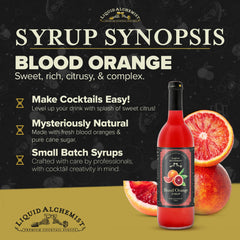 Liquid Alchemist syrup being poured into a cocktail showing easy mixing