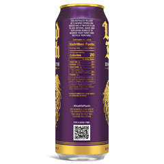 Liquid Death being poured into a glass, fizz and bubbles emphasize refreshing soda-like carbonation