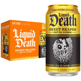 Liquid Death Sweet Reaper front can showing bold branding and flavor