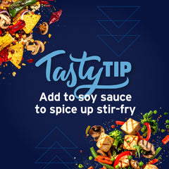 LITEHOUSE flakes sprinkled over stir-fry adding bold ginger taste