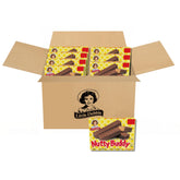 Little Debbie front packaging of Nutty Buddy pack showing boxes and twin wraps for easy portioning