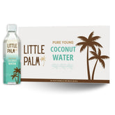 Little Palm front packaging showing brand and 16.9 fl oz bottle benefits