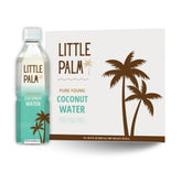 Little Palm front packaging shows bottle and label, highlighting natural hydration benefits