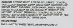 Living Intentions detailed cereal texture emphasizing sprouted grains crunch