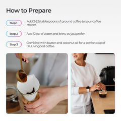 Livingood Daily pour-over brewing in action for simple home preparation
