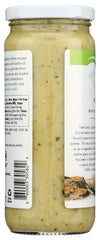LIVWELL close-up label showing zucchini, lemon, basil ingredients and clarity