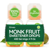 llinea front packaging showing two 2 fl oz bottles and clear branding for convenience