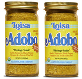 Loisa front packaging showing organic adobo for reliable pantry flavor