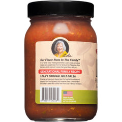 Lola's Fine Hot Sauce close-up texture highlighting chunky fresh ingredients