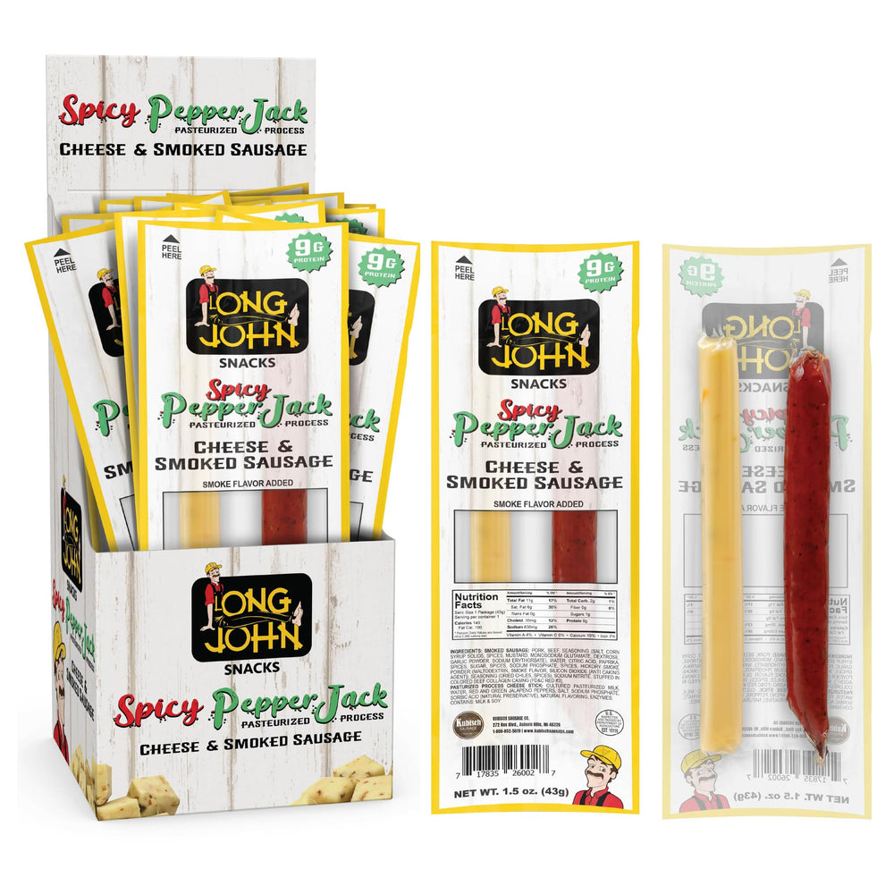 Long John Snacks front packaging showing 12-pack and branding for easy identification