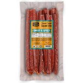 Long John Snacks front packaging showing bold sweet and spicy branding and bulk pack benefit