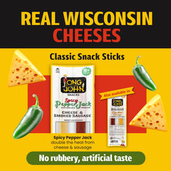 Long John Snacks individually wrapped stick emphasizing portable convenience and freshness