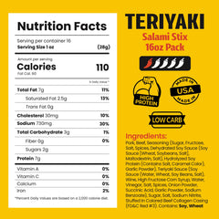Long John Snacks close-up of teriyaki stick texture highlighting craftsmanship